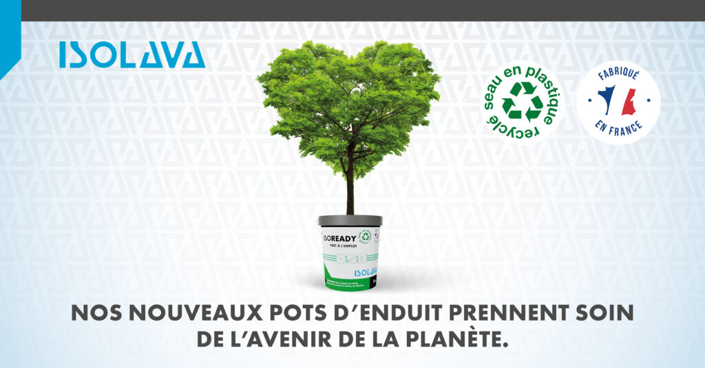 Nos nouveaux pots d’enduit prennent soin de l’avenir de la planète